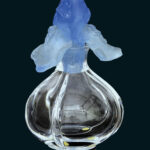 DM02504-3 Perfumero Azul Iris Ancho 7 Alto 13 Cms