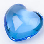 BC1761570 Figura Corazón Azul Mar Ancho 7 Alto 2 Cms