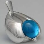 CF4259040 Figura Gorriona Agua Marina ancho 5 alto3 cms